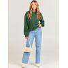 image:imageANRABESS Womens Sweatshirts Crewneck Fleece Oversized Pullover Sweater Spring Winter Cute Tops Teen Girls Preppy Clothes 2026Dark Green