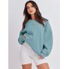 image:imageANRABESS Womens Sweatshirts Crewneck Fleece Oversized Pullover Sweater Spring Winter Cute Tops Teen Girls Preppy Clothes 2026Lake Green