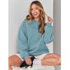 image:imageANRABESS Womens Sweatshirts Crewneck Fleece Oversized Pullover Sweater Spring Winter Cute Tops Teen Girls Preppy Clothes 2026Lake Green