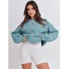 image:imageANRABESS Womens Sweatshirts Crewneck Fleece Oversized Pullover Sweater Spring Winter Cute Tops Teen Girls Preppy Clothes 2026Lake Green