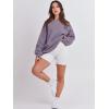 image:imageANRABESS Womens Sweatshirts Crewneck Fleece Oversized Pullover Sweater Spring Winter Cute Tops Teen Girls Preppy Clothes 2026Purple