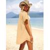 image:imageANRABESS Womens Swimsuit Coverup Summer Button Down Beach Shirt Dress Eyelet Swimwear Bathing Suit Cover Ups Vacation ClothesYellow