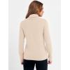 image:imageANRABESS Womens Turtleneck Long Sleeve Sweater Tops Casual Soft Knit Fit Lightweight Basic Pullover 2025 Fall Work OutfitsParchment