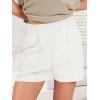 image:imageANRABESS Womens Two Piece Summer Outfits Knit Sweater Short Sets Pullover Tops amp Shorts Lounge Matching Clothes SetKhaki White