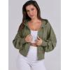 image:imageANRABESS Womens Zip Up Hoodies Cropped Sweatshirts Casual Comfy Cute Zip Jackets Fashion Trendy Fall Outfits 2026 Y2K ClothesArmy Green