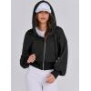 image:imageANRABESS Womens Zip Up Hoodies Cropped Sweatshirts Casual Comfy Cute Zip Jackets Fashion Trendy Fall Outfits 2026 Y2K ClothesBlack