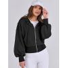image:imageANRABESS Womens Zip Up Hoodies Cropped Sweatshirts Casual Comfy Cute Zip Jackets Fashion Trendy Fall Outfits 2026 Y2K ClothesBlack