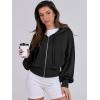 image:imageANRABESS Womens Zip Up Hoodies Cropped Sweatshirts Casual Comfy Cute Zip Jackets Fashion Trendy Fall Outfits 2026 Y2K ClothesBlack