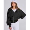 image:imageANRABESS Womens Zip Up Hoodies Cropped Sweatshirts Casual Comfy Cute Zip Jackets Fashion Trendy Fall Outfits 2026 Y2K ClothesBlack