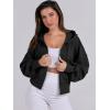 image:imageANRABESS Womens Zip Up Hoodies Cropped Sweatshirts Casual Comfy Cute Zip Jackets Fashion Trendy Fall Outfits 2026 Y2K ClothesBlack