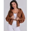 image:imageANRABESS Womens Zip Up Hoodies Cropped Sweatshirts Casual Comfy Cute Zip Jackets Fashion Trendy Fall Outfits 2026 Y2K ClothesCaramel