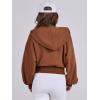 image:imageANRABESS Womens Zip Up Hoodies Cropped Sweatshirts Casual Comfy Cute Zip Jackets Fashion Trendy Fall Outfits 2026 Y2K ClothesCaramel