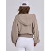 image:imageANRABESS Womens Zip Up Hoodies Cropped Sweatshirts Casual Comfy Cute Zip Jackets Fashion Trendy Fall Outfits 2026 Y2K ClothesKhaki