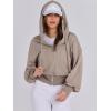 image:imageANRABESS Womens Zip Up Hoodies Cropped Sweatshirts Casual Comfy Cute Zip Jackets Fashion Trendy Fall Outfits 2026 Y2K ClothesKhaki