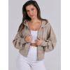 image:imageANRABESS Womens Zip Up Hoodies Cropped Sweatshirts Casual Comfy Cute Zip Jackets Fashion Trendy Fall Outfits 2026 Y2K ClothesKhaki