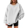image:imageANRABESS Womens Oversized Sweatshirts Hoodies Crewneck Fleece Pullover Sweaters 2026 Fall Outfits Teen Girls Winter ClothesGrey
