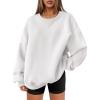image:imageANRABESS Womens Oversized Sweatshirts Hoodies Crewneck Fleece Pullover Sweaters 2026 Fall Outfits Teen Girls Winter ClothesWhite