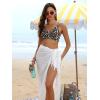 image:imageANRABESS Bikini Sets for Women V Neck Criss Cross Two Piece Swimsuit Sexy Cutout Bathing Suit 2026 Beach Vacation SwimwearLeopard Black