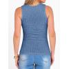 image:imageANRABESS High Neck Tank Tops for Women Sleeveless Shirts Summer 2026 Basic Soft Slim Fit Racerback Trendy Casual OutfitsBlue