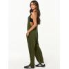 image:imageANRABESS Jumpsuits for Women Casual Summer Overalls Sleeveless Spaghetti Strap Romper Jumpers Trendy Beach Vacation OutfitsArmy Green