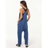 image:imageANRABESS Jumpsuits for Women Casual Summer Overalls Sleeveless Spaghetti Strap Romper Jumpers Trendy Beach Vacation OutfitsBlue
