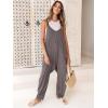 image:imageANRABESS Jumpsuits for Women Casual Summer Overalls Sleeveless Spaghetti Strap Romper Jumpers Trendy Beach Vacation OutfitsGray Taupe