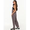 image:imageANRABESS Jumpsuits for Women Casual Summer Overalls Sleeveless Spaghetti Strap Romper Jumpers Trendy Beach Vacation OutfitsGray Taupe