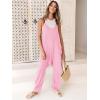 image:imageANRABESS Jumpsuits for Women Casual Summer Overalls Sleeveless Spaghetti Strap Romper Jumpers Trendy Beach Vacation OutfitsLight Pink