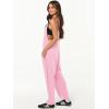 image:imageANRABESS Jumpsuits for Women Casual Summer Overalls Sleeveless Spaghetti Strap Romper Jumpers Trendy Beach Vacation OutfitsLight Pink