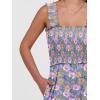 image:imageANRABESS Jumpsuits for Women Dressy Casual Smocked Sleeveless Wide Leg Longe Rompers One Piece 2026 Summer Vacation OutfitsPurple Flora