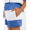 image:imageANRABESS Striped Short Sets for Women 2 Piece Outfits Summer Casual Oversized Workout Athletisure Travel Lounge Matching SetsBlue White
