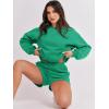image:imageANRABESS Women 2 Piece Outfits Sweat Shorts Sets 2026 Oversized Casual Lounge Matching Set Sweatsuit Tracksuit Fall ClothesGreen