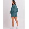 image:imageANRABESS Women 2 Piece Outfits Sweat Shorts Sets 2026 Oversized Casual Lounge Matching Set Sweatsuit Tracksuit Fall ClothesLake