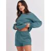 image:imageANRABESS Women 2 Piece Outfits Sweat Shorts Sets 2026 Oversized Casual Lounge Matching Set Sweatsuit Tracksuit Fall ClothesLake