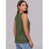 image:imageANRABESS Women Tank Tops Summer V Neck Sleeveless Casual Loose Fit Cute Cami Basic T Shirts Solid Tees 2026 Trendy OutfitsArmy Green