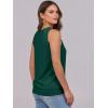 image:imageANRABESS Women Tank Tops Summer V Neck Sleeveless Casual Loose Fit Cute Cami Basic T Shirts Solid Tees 2026 Trendy OutfitsForest
