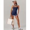 image:imageANRABESS Women Workout Sets Build in Bra 2 Piece Outfits Tank Tops Tummy Control Shorts Yoga Gym Active Wear Clothing SetDark Blue