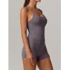 image:imageANRABESS Women Workout Sets Build in Bra 2 Piece Outfits Tank Tops Tummy Control Shorts Yoga Gym Active Wear Clothing SetDark Grey