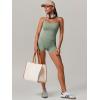 image:imageANRABESS Women Workout Sets Build in Bra 2 Piece Outfits Tank Tops Tummy Control Shorts Yoga Gym Active Wear Clothing SetLight Green