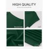 image:imageANRABESS Womens Cap Sleeve Boat Neck Ruched Crop Top Soft Ribbed Slim Fitted Tee Going Out Casual Shirt for SummerDeep Green