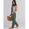 image:imageANRABESS Womens Denim Overalls Loose Fit Adjustable Strap Summer Gardening Casual amp Work Jean JumpsuitArmy Green