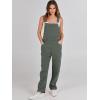 image:imageANRABESS Womens Denim Overalls Loose Fit Adjustable Strap Summer Gardening Casual amp Work Jean JumpsuitArmy Green