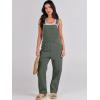 image:imageANRABESS Womens Denim Overalls Loose Fit Adjustable Strap Summer Gardening Casual amp Work Jean JumpsuitArmy Green