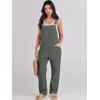 image:imageANRABESS Womens Denim Overalls Loose Fit Adjustable Strap Summer Gardening Casual amp Work Jean JumpsuitArmy Green