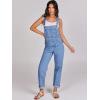 image:imageANRABESS Womens Denim Overalls Loose Fit Adjustable Strap Summer Gardening Casual amp Work Jean JumpsuitB Washed Blue