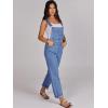 image:imageANRABESS Womens Denim Overalls Loose Fit Adjustable Strap Summer Gardening Casual amp Work Jean JumpsuitB Washed Blue