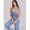 image:imageANRABESS Womens Denim Overalls Loose Fit Adjustable Strap Summer Gardening Casual amp Work Jean JumpsuitB Washed Blue