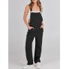 image:imageANRABESS Womens Denim Overalls Loose Fit Adjustable Strap Summer Gardening Casual amp Work Jean JumpsuitBlack