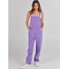 image:imageANRABESS Womens Denim Overalls Loose Fit Adjustable Strap Summer Gardening Casual amp Work Jean JumpsuitPurple