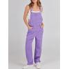 image:imageANRABESS Womens Denim Overalls Loose Fit Adjustable Strap Summer Gardening Casual amp Work Jean JumpsuitPurple